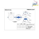 Frisch-Licht Downlight EDL2220H.2083 grand, rond, pour VDU, UGR < 19 IP20, blanche 