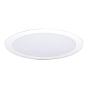 ceiling recessed luminaire 17 flat, round IP44, white dimmable