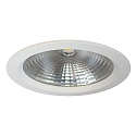 Plafonnier encastr 24,2 rond IP44, blanche gradable