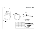 Frisch-Licht Downlight EDL2260A.4084 piatto, commutabile IP44, bianco  Frisch-Licht Downlight EDL2260A.4084 piatto, commutabile IP44, bianco