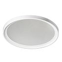 recessed luminaire  22,5cm round, switchable, microprismatic IP65, white  20W 2500lm 4000K 60 60