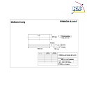 Frisch-Licht plafoniera a griglia ERL111151T.2584DA controllabile da DALI, radiazione asimmetrica IP20, bianco dimmerabile