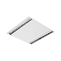 LED Einlege-/Einbau-Rasterleuchte, IP20, 62x62cm, 2 Raster, UGR <19, Multipower, wei�, 27/32/37W 4000K 4000lm