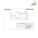 Frisch-Licht Lumière de surface HFL233240HS.13084 commutable IP40, blanche 