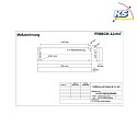 Frisch-Licht lampada di superficie HFL233365HS.7084DA controllabile da DALI IP65, bianco dimmerabile