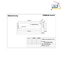 Frisch-Licht lampada di superficie HFL333365HS.27084 commutabile IP65, bianco 