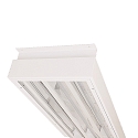 Ceiling mounting for LED Halls area luminaire, for a luminaire width of 595mm, white