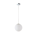 pendant luminaire Ø40 IP40, chrome, white dimmable