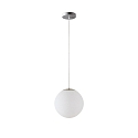pendant luminaire Ø40 IP40, stainless steel brushed, white dimmable