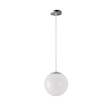 pendant luminaire Ø40 switchable IP40, stainless steel brushed, white dimmable