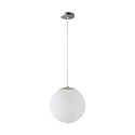 pendant luminaire Ø50 IP40, stainless steel brushed, white dimmable