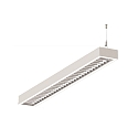 LED Light strip Pendant grid luminaire direct / indirect, 67W, 3000K, 8700lm, IP20, UGR < 19, white