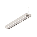 LED Light strip Pendant grid luminaire direct / indirect, 67W, 3000K, 8700lm, IP20, UGR < 19, DALI dimmable, white