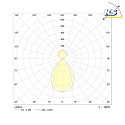 Frisch-Licht LED Lichtband Pendel-Rasterleuchte, IP20, direkt / indirekt, UGR <19, DALI dimmbar, weiß, Anfang, 142.5cm, 49W 4000K 6400lm
