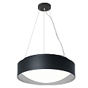 LED Pendelleuchte PREMIUM ARCHITEKTUR, Ø 30,8cm, 9-18W, 4000K, 1200-2100lm, IP20, IK02, Multipower, schwarz/metallgrau