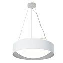 Luminaire  suspension PREMIUM ARCHITEKTUR  30,8cm IP20, blanche, gris mtal gradable