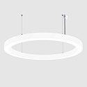 pendant luminaire � 189CM CCT Switch, direct / indirect, UGR < 19, multipower, ring shape IP40, black dimmable