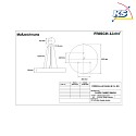 Frisch-Licht LED Pendant luminaire round direct / indirect, 30W, 4000K, 3000lm, IP40, DALI dimmable, white