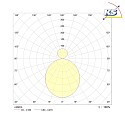 Frisch-Licht LED Pendelleuchte, rund, direkt / indirekt, IP40, opal, schaltbar, weiß, 59.5cm, 63W 4000K 7600lm