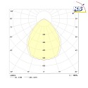 Frisch-Licht LED Recessed Downlight, 10W, 3000K, 1000lm, square, IP21, opal, white