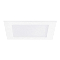 ceiling recessed luminaire 19x19 square, flat IP44, white dimmable