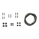 Accessoire Suspension câble SA ABR 4 fois, mécanique, gris argent
