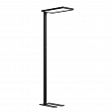 LED Office-Stehleuchte, IP20 IK03, direkt / indirekt, 100W 4000K 15.400lm, MICROPAL, UGR<16, schwarz