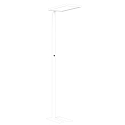 LED Floor lamp, 80W, 4000K, 10000lm, UGR <19, IP20, white