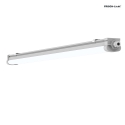 LED Damp proof luminaire, 50W, quick mounting, 4000K, 6000lm, IP66, grey