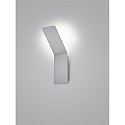 LED Wandleuchte AVA, 10W, 2700K, 850lm, IP20, eckig, Nickel matt