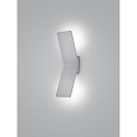 LED Wandleuchte ADA, 2x10W, 2700K, 1700lm, IP20, eckig, Nickel matt