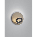 Knapstein Luminaire mural MEGGI rond IP20, bronze, noir gradable Knapstein Luminaire mural MEGGI rond IP20, bronze, noir gradable