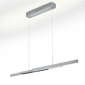 Pendant luminaire LARA-L134, nickel matt