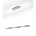 LED Pendelleuchte RUNA-132, Up/Down, 132cm, 62W 2200-3000K, CRi >90, Sensordimmer, Mattnickel