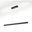 LED Pendelleuchte RUNA-152, Up/Down, 152cm, 72W 2200-3000K, CRi >90, Sensordimmer, schwarz