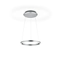 LED Pendelleuchte SVEA-L40, Up/Down,  40cm, 33W 2700K, CRi >90, mit Gestensteuerung, hhenverstellbar, Mattnickel