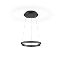 LED Pendelleuchte SVEA-L40, Up/Down,  40cm, 33W 2700K, CRi >90, mit Gestensteuerung, hhenverstellbar, schwarz