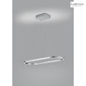 Knapstein pendant luminaire ELIN IP20, nickel matt dimmable