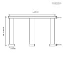 Knapstein LED Pendelleuchte ZERA-3, 3-flammig, 6x 12W, 2200-3000K, 7644lm, IP20, dimmbar, Prismenabdeckung, mattnickel