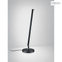 Knapstein table lamp KOSMA tiltable IP20, black dimmable
