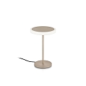 table lamp TILDA-T IP20, metallic, sand coloured, white dimmable