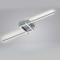 LED Deckenleuchte FRIDA-2, IP20, 48W, 2700K, 4820lm, Nickel matt