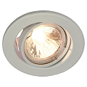 Spot DL6801 pivotant GU5,3 IP20, blanche 