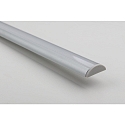 HEITRONIC Aluminum overflade profile, 1m, P2-1, opal