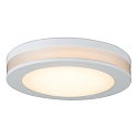 LED Einbau-Downlight AURORA mit seitlichem Lichtkranz, IP44,  8cm, 6W 3000K 450lm 210, Wei
