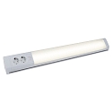 Cabinet luminaire BONN, LED, warm white, with 2 sockets, 20W