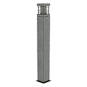 Outdoor Floor luminaire LA MER, E27 max. 20W, granite / inox, seawater resistant, 70cm