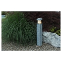 Outdoor Floor luminaire LA MER, E27 max. 20W, granite / inox, seawater resistant, 70cm