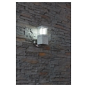HEITRONIC Luminaire mural d'extrieur LA MER angulaire, rayonnement latral E27 IP44, granit, mat gradable