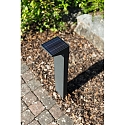HEITRONIC LED Solar-Standleuchte FIONA mit PIR-Sensor, IP54, 70cm, 2.5W 3000K 150lm, 2 Funktions-Modi, anthrazit / matt HEITRONIC LED Solar-Standleuchte FIONA mit PIR-Sensor, IP54, 70cm, 2.5W 3000K 150lm, 2 Funktions-Modi, anthrazit / matt